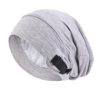 PURPLELILY Chapeau élastique fin et confortable modifiable de couleur unie pour tout le monde style décontracté tendance unisexe élastique, gris clair, Taille unique