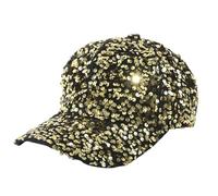 PURPLELILY Chapeaux unisexes sophistiqués - Chapeau dramatique tendance pour les fêtes de fin d'année, soleil des femmes, B011 Doré, Taille unique