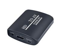 PURPLELILY Convertisseur de signaux HDTV pour n'importe quel réglage à sens unique avec construction ABS 720p 1080p résolution de sortie convertisseurs vidéo