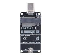 PURPLELILY Convertisseurs 2230 HDDs vers USB C Deux Protocoles pour Ordinateur Portable Tablettes Extension Stockage Externe Vitesse Rapide SSD Adaptateurs Externe Type C