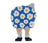 PURPLELILY Décoration de jardin en plein air Old Lady qui se penche vers le bas, panneau d'art extérieur, décoration de jardin