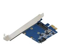 PURPLELILY Efficient Desktop Carte d'extension PCIE vers MSATA et SATA3.0 pour intégration de systèmes