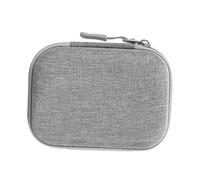 PURPLELILY Étui de transport compact pour appareil photo d'enfants avec poche en maille, parfait pour les trajets quotidiens et les voyages en toute sécurité et bien rangé, gris