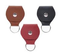 PURPLELILY Étui souple pour médiator de guitare - Conteneur portable en polyuréthane - Texture porte-clés