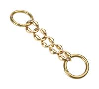 PURPLELILY Extension de sangle de sac à main pratique en métal - Accessoires de rechange pour femme, doré