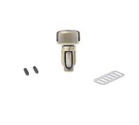 PURPLELILY Fermoir en métal pour sac à main, sac à main, matériel de fermeture à bouton tournant, a, One Size