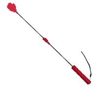 PURPLELILY Fouet de dressage portable pliable en silicone pour la correction du comportement intérieur et extérieur pour chien avec tige en fibre