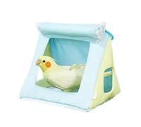 PURPLELILY Hamac confortable pour oiseaux avec design naturel à suspendre pour une utilisation en intérieur et en extérieur par les propriétaires d'animaux domestiques, perruches Habitat