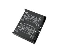 PURPLELILY Isolateur de bruit à 2 canaux avec isolation acoustique assortie à impédance pour guitare professionnelle Live Double Channel Box