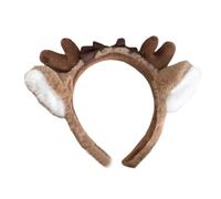 PURPLELILY Joli serre-tête avec oreilles de cerf pour femme - Pour jeu de rôle - Costume de fête - Accessoire de cosplay - Serre-tête en bois de cerf