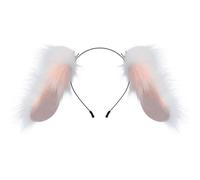 PURPLELILY Joli serre-tête en peluche avec oreilles tombantes pour chien - Pour un usage quotidien ou une fête - Accessoire de costume de fête