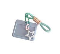 PURPLELILY Jolie housse de protection pour cartes de crédit, porte-cartes photo, protection anti-perte, porte-clés étoile, porte-cartes, porte-cartes de bus, porte-clés anti-perte, D