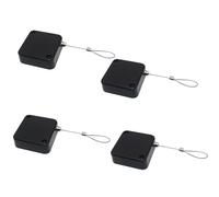 PURPLELILY Lot de 1/2/4 attaches de télécommande avec laisses réglables pour téléviseurs et DVD - Ne perdez plus jamais la télécommande
