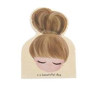 PURPLELILY Lot de 100 bandeaux en papier pour filles - Cartes de présentation mignonnes - Accessoires pour cheveux - Barrettes - Présentoir en carton