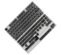 PURPLELILY Lot de 133 touches XDA gris brumisateur pour claviers mécaniques et claviers mécaniques