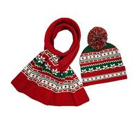 PURPLELILY Lot de 2 chapeaux d'hiver tricotés en forme de flocon de neige