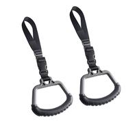 PURPLELILY Lot de 2 poignées d'assistance avec sangles réglables et design ergonomique pour siège arrière de véhicule pour personnes âgées