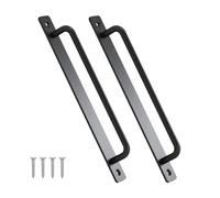 PURPLELILY Lot de 2 poignées de porte coulissante pratiques en alliage d'aluminium avec vis de montage pour intérieur et extérieur