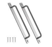 PURPLELILY Lot de 2 poignées de porte coulissante pratiques en alliage d'aluminium avec vis de montage pour intérieur et extérieur