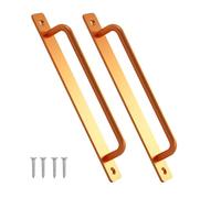 PURPLELILY Lot de 2 poignées de porte coulissante pratiques en alliage d'aluminium avec vis de montage pour intérieur et extérieur