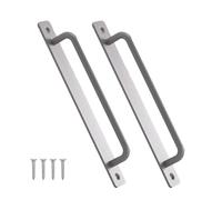 PURPLELILY Lot de 2 poignées de porte coulissante pratiques en alliage d'aluminium avec vis de montage pour intérieur et extérieur