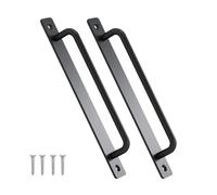 PURPLELILY Lot de 2 poignées de porte coulissante pratiques en alliage d'aluminium avec vis de montage pour intérieur et extérieur