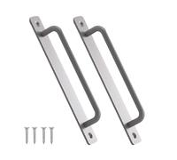 PURPLELILY Lot de 2 poignées de porte coulissante pratiques en alliage d'aluminium avec vis de montage pour intérieur et extérieur