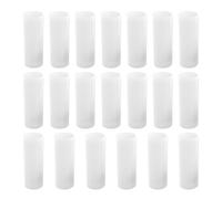 PURPLELILY Lot de 20 protège-doigts multifonctions en élastomère avec prise en main renforcée pour les opérations délicates, Couleur transparente, taille unique