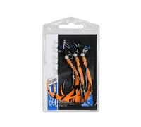 PURPLELILY Lot de 3 leurres souples en forme de calamar - Leurres en métal - Leurre de seiche - Tête de crochet