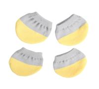 PURPLELILY Lot de 4 housses de roue pratiques pour valises faciles à installer pour les voyageurs fréquents et les voyages en famille, jaune, One Size