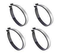 PURPLELILY Lot de 4 pantalons de vélo à libération rapide avec sangle de cheville réglable pour cyclisme de nuit et trajets quotidiens confortables