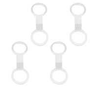 PURPLELILY Lot de 4 sangles de tuba en silicone pour tuba - Facile à utiliser