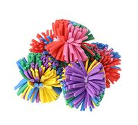 PURPLELILY Lot de 5 fleurs colorées interctives pour chatons à mâcher