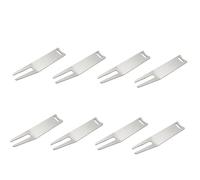 PURPLELILY Lot de 8 fourchettes de golf courbées en métal pour golfeur, homme et femme, réparation de divot
