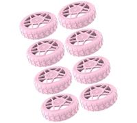 PURPLELILY Lot de 8 housses de roue en silicone pour bagages - Convient pour un usage quotidien - Pour les voyageurs fréquents, a, One Size