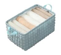 PURPLELILY Organiseur à compartiments multiples pour écharpes et vêtements intimes - Économie d'espace - Organiseur pliable pour chaussettes - Boîte de séparation pour la maison