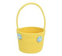 PURPLELILY Panier à fleurs de mariage avec poignée - Paniers de rangement pour bonbons, cadeaux, paniers de cuisine, décorations d'intérieur - Panier fourre-tout avec poignées