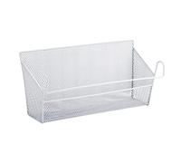 PURPLELILY Panier de rangement de chevet à suspendre pour dortoir, lit, panier de bureau en maille métallique