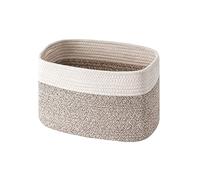 PURPLELILY Panier de rangement en corde de coton tissé pour vêtements, jouets