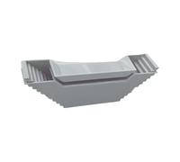 PURPLELILY Petit aquarium Abri tunnel décoratif pour poissons d'eau douce Crevettes et espèces Ornement Accessoires pour poissons