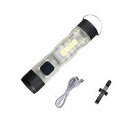 PURPLELILY Petit chapeau de poche LED portable longue durée rechargeable lampe à clip pour tâches de réparation lumière nocturne avec base