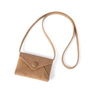 PURPLELILY Petit collier élégant pour femme - Porte-carte de taille - Couleur unie - Pour tous les jours - Porte-carte tendance - Petit collier élégant, abricot, One Size