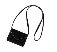 PURPLELILY Petit collier élégant pour femme - Porte-carte de taille - Couleur unie - Pour tous les jours - Porte-carte tendance - Petit collier élégant, Noir , One Size