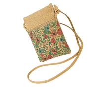 PURPLELILY Petit sac à bandoulière pour femme, imprimé floral, porte-monnaie élégant, bandoulière assortie pour femme, téléphone, imprimé floral, fleur, One Size
