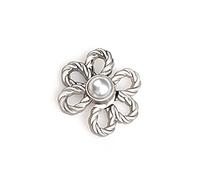PURPLELILY Pince à boutons réglable pour pantalon - Boucle de taille amovible - Boucle de jeans - Boucles réglables - Épingles à bouton fleur - Outil de couture