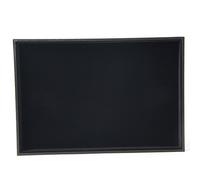 PURPLELILY Plateau de rangement rectangulaire en velours noir pour bijoux, boucles d'oreilles, boîtes à bijoux, perles, boîte à bijoux, boîte à bijoux gothique, maquillage, Plaque de densité +