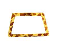 PURPLELILY Poignées de rechange en forme de trapèze pour sac à main en résine crochetée à la main