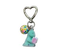 PURPLELILY Porte-clé multifonction en forme de dinosaure pour un usage quotidien, clés de voiture, téléphone, décoration créative en forme de dinosaure, E, taille unique