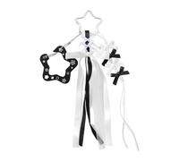 PURPLELILY Porte-clés avec nœud en perles pour sac à dos, sac à main, décoration de sac à main, Noir