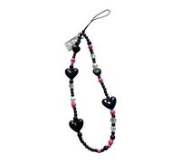 PURPLELILY Porte-clés tendance avec pendentif en forme de cœur - Accessoire portable pour les amateurs de mode, E, taille unique